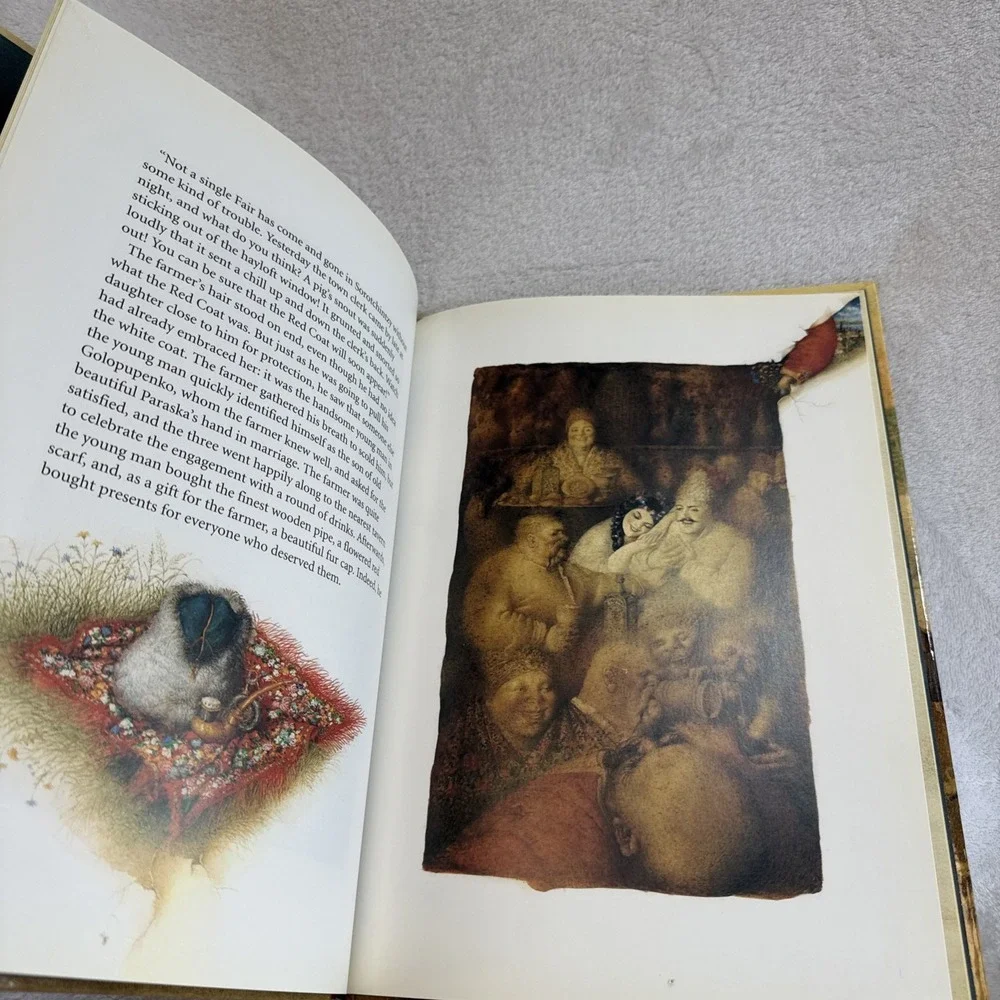 Sorochintsy Fair‎ Nikolai Gogol Hardback Book Illustrated 1991 Collectable HB